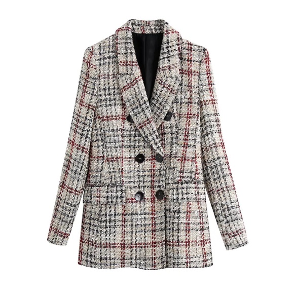 Plaid Tweed blazer